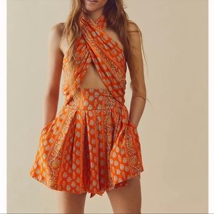 New With Tags - Free People Maryam Romper (Size Large)